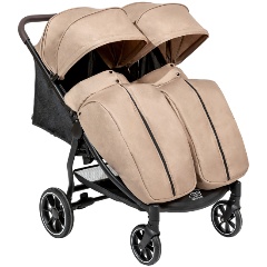 Изображение товара Прогулочная коляска для двойни Sweet Baby 426674 Donna Beige