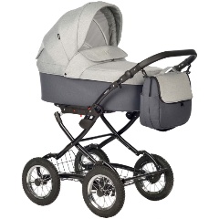 Изображение товара Коляска-люлька Indigo BLUES Classic Bl 03 серый