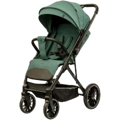 Изображение товара Прогулочная коляска INDIGO T1 DELTA зеленый-серый (Уценка)