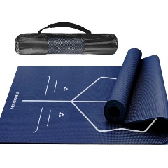 Изображение товара Коврик для йоги и фитнеса PROIRON 1730х610х4мм ПВХ темно-синий