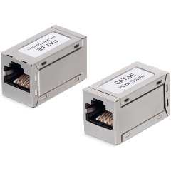 Изображение товара Проходной адаптер Cabeus, RJ45-RJ45 (8p8c), категория 5е, экранированный CA-8p8c-C5e-SH