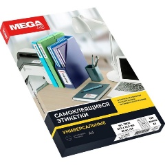 Изображение товара Этикетки самоклеящиеся PROMEGA OFFICE 48,5х25,4 мм 40 шт. на лист А4
