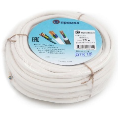 Изображение товара Провод Промэл ПВС 2х2.5 Б (бухта 20м) (шт) 13321540
