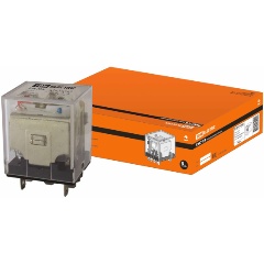 Изображение товара Промежуточное реле TDM Electric РЭК77/4 с инд. 10А 12В AC (упак 20шт), SQ0701-0055