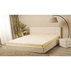 Изображение товара Простыня на резинке Edelson Tencel 160x200 пудра натуральный материал