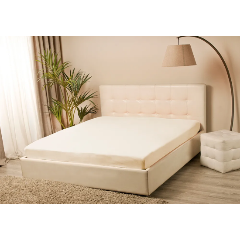 Изображение товара Простыня на резинке EDELSON TENCEL 200*200*30, тенцель-трикотаж, EPT-200 экрю