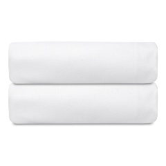 Изображение товара Простыня на резинке Tkano Essential, сатин, белый, 160х200х30, TK24-FS0006