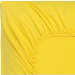 Изображение товара Простыня SOFI DE MARKO Роланд желтый 160x200х30 хлопковый трикотаж