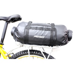 Изображение товара Сумка велосипедная Protect Bikepacking на багажник до 17 литров, черный (гермосумка)