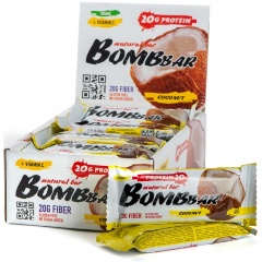 Изображение товара Батончик BOMBBAR протеиновый Кокос, 60 гр.