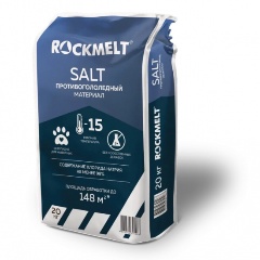 Изображение товара Противогололёдный реагент Rockmelt Salt, 20 кг (Уценка - У8)