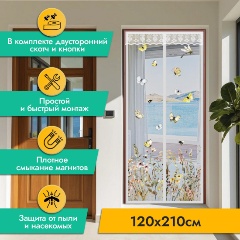 Изображение товара Противомоскитная сетка Rosenberg 100х210 см (R-400040)