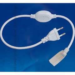 Изображение товара Провод электрический UCX-Q220 SP2/A67-NNN WHITE 1 STICKER для подключения монохромных светодиодных лент ULS-3528/2835 сетевого напряжения к сети 220В.