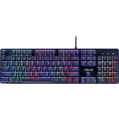 Изображение товара Проводная игровая клавиатура Redragon Nagato RU, RGB, черный