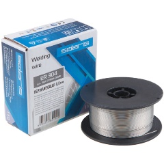 Изображение товара Проволока сварочная для нерж. стали ER 304 ф0,8мм (катушка D100 1кг) SOLARIS (WM-ER304-08010)