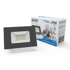 Изображение товара Прожектор Gauss LED 20W COB IP65 6500К