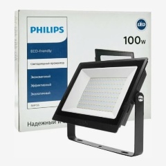 Изображение товара Прожектор PHILIPS LED BVP156 LED 80/CW 100W 220-240V WB 8000lm 6500K 254x117x35 black