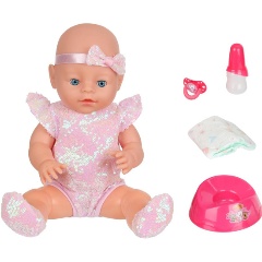 Изображение товара Пупс КАРАПУЗ Y40BB-PINK-24-RU-25-NW Анечка, озвученный, 40 см