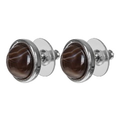 Изображение товара Пусеты FIORE LUNA COFFE AGATE (LE1107 BR/S)