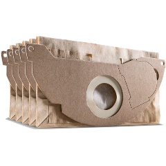 Изображение товара Пылесборники Karcher 6.904-322.0 бумажные для пылесосов WD 2 (5 шт.)