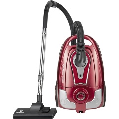 Изображение товара Пылесос Eurostek EVC-3514 бордовый мощность 2800 Вт HEPA