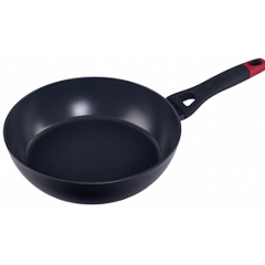 Изображение товара Сковорода глубокая PYREX OPTIMA PFAS free 28 см, индукция, алюминий, черный (OT28DF6/E106)