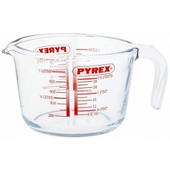 Изображение товара Стакан мерный PYREX ICONICS' 1 л, жаропрочный, стекло (264B000/7046)