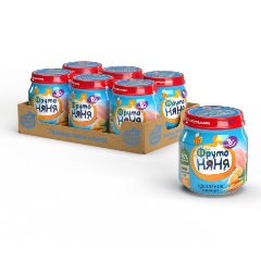 Изображение товара Пюре ФрутоНяня Ризотто Цыпленок с овощами 8 мес 100 г (6 штук в упаковке)