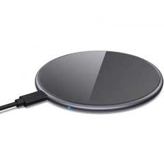 Изображение товара Беспроводное зарядное устройство Qi KS-is KS-613 мощность 15 Вт для смартфонов и наушников