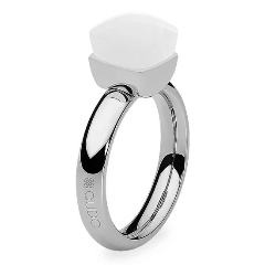 Изображение товара Кольцо QUDO Firenze white 16.5 мм (611148 BW/S)