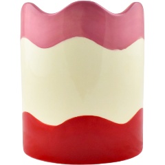 Изображение товара Кашпо QUE RICO Гильермо 14х14х16,5 см розовое керамическое ручной работы