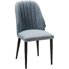 Изображение товара Стул обеденный R-HOME Alen св.серый/черный