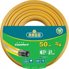 Изображение товара Шланг садовый RACO COMFORT трёхслойный 3/4", 25 атм, 50 м, 40303-3/4-50_z01