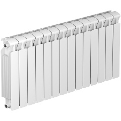 Изображение товара Биметаллический радиатор Rifar Monolit 500 х 14 сек белый для системы отопления