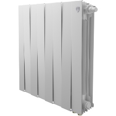Изображение товара Радиатор Royal Thermo PianoForte 500 Bianco Traffico 8 секц., биметаллический современный дизайн