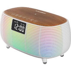 Изображение товара Беспроводной радиобудильник HYUNDAI H-RCL231 с USB и аккумулятором, белый