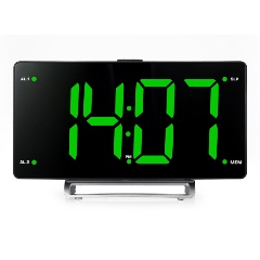 Изображение товара Радиобудильник HYUNDAI H-RCL246, черно-зеленый