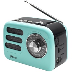 Изображение товара Радиоприемник RITMIX RPR-033 AZURE
