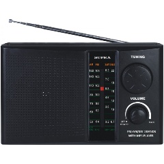 Изображение товара Радиоприемник SUPRA ST-19U, черный