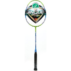 Изображение товара Ракетка для бадминтона DOUBLE FISH JINQUE QT-1601, для продвинутых,карбон со струнами,литая,голубой
