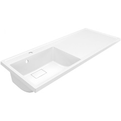 Изображение товара Раковина над стиральной машиной Paola Magenta 120,5х50х17,8 см с крылом справа (Уценка - У1)