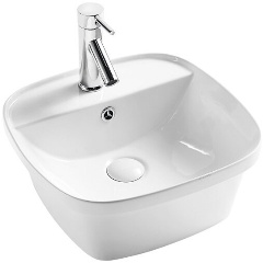 Изображение товара Раковина накладная DK Quadro, 430*425*175мм, белый (DT1510916)