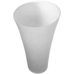 Изображение товара Раковина MonteBianco Pisa Cono круглая белый матовый