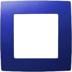 Изображение товара Рамка 1-постовая ЭРА 12 5001 29 синий пластиковая IP20