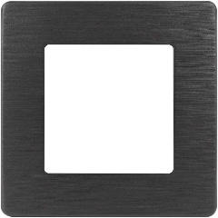 Изображение товара Рамка 1-постовая ЭРА 12 сатин графит для электроприборов