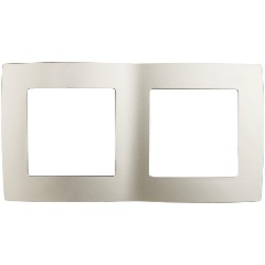 Изображение товара Рамка 2-постовая ЭРА 12 12-5002-15 перламутровая