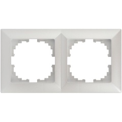 Изображение товара Рамка 2-постовая ЭРА Intro Solo перламутровый 4-502-06 Б0053995