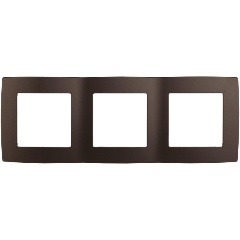 Изображение товара Рамка 3-постовая ЭРА 12 12-5003-13 бронзовая Plastic