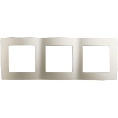 Изображение товара Рамка 3-постовая ЭРА 12 12-5003-15 перламутровая пластик