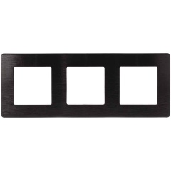 Изображение товара Рамка 3-постовая ЭРА 12 сатин черный 12-5103-06 Б0052524